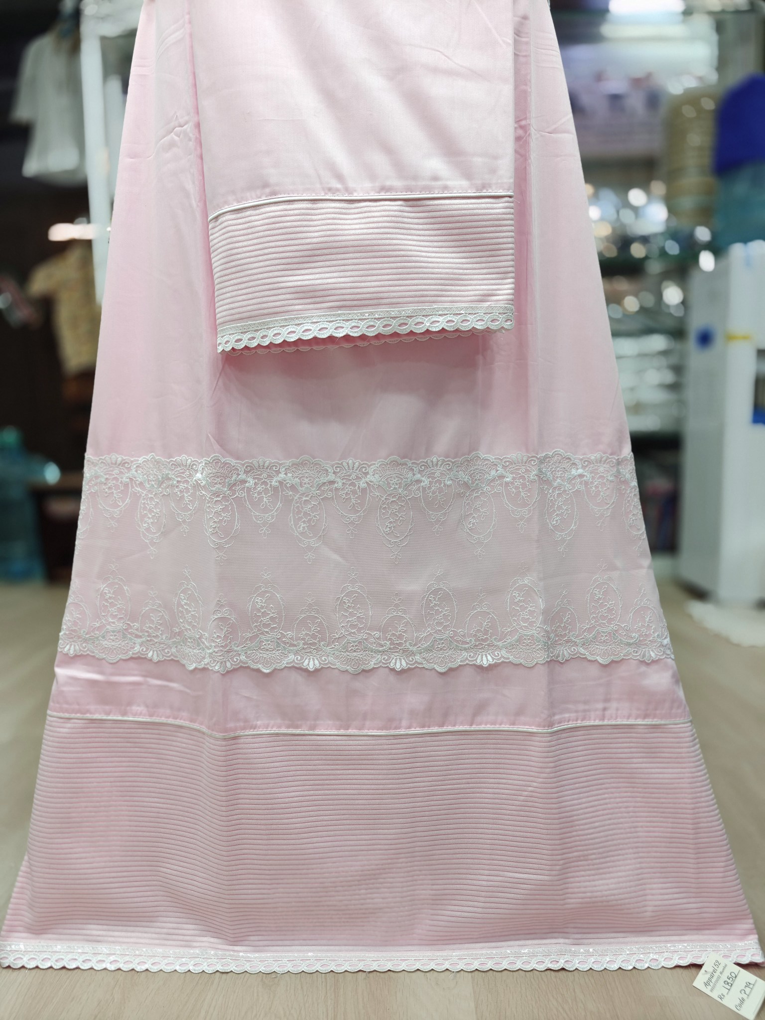  Baby Pink rida, Corduroy Panel